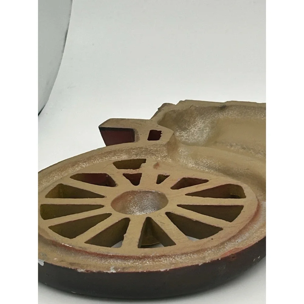 Vintage 1966 SEXTON 3D Cast Metal Red Delivery Truck Car Wall Hanging Plaque Art
